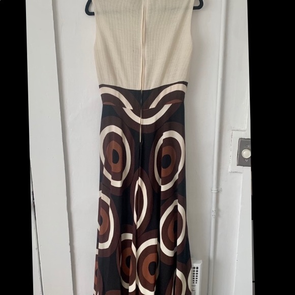 Vintage 1970’s Boho Psychedelic Summer Maxi Dress - Picture 3 of 9